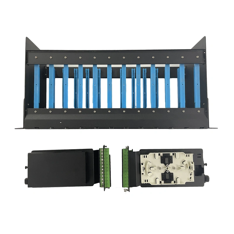 Fixed without cover High Density 144 Core Fiber Optic Patch Panel